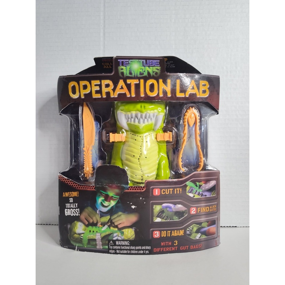 Test Tube Aliens Operation Lab Nash 2012 ‎ Analyze Specimen Sealed New BOX WEAR